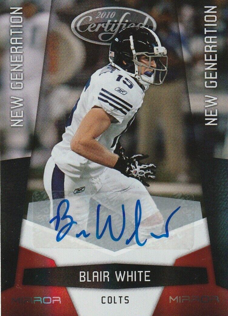 Blair White [Mirror Red Autograph] #179