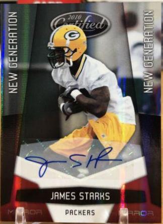 James Starks [Mirror Gold Autograph] #215