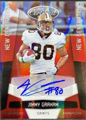 Jimmy Graham [Mirror Gold Autograph] #222
