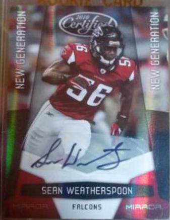 Sean Weatherspoon [Mirror Red Autograph] #260