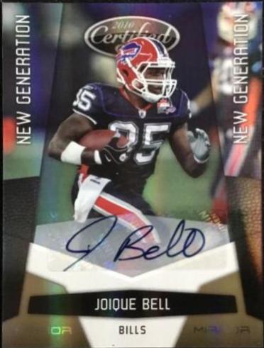 Joique Bell [Mirror Red Autograph] #228