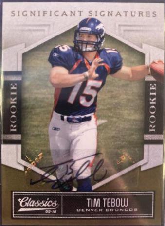 Tim Tebow [Significant Signatures Gold] #195