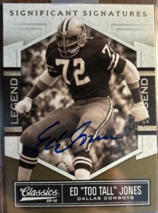 Ed Jones [Significant Signatures Platinum] #217