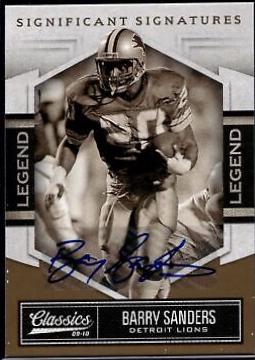 Barry Sanders [Significant Signatures Platinum] #202