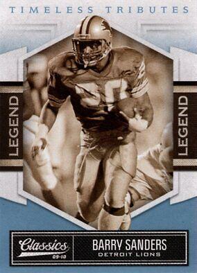 Barry Sanders [Timeless Tributes Platinum] #202