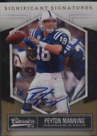 Peyton Manning [Significant Signatures Gold] #42