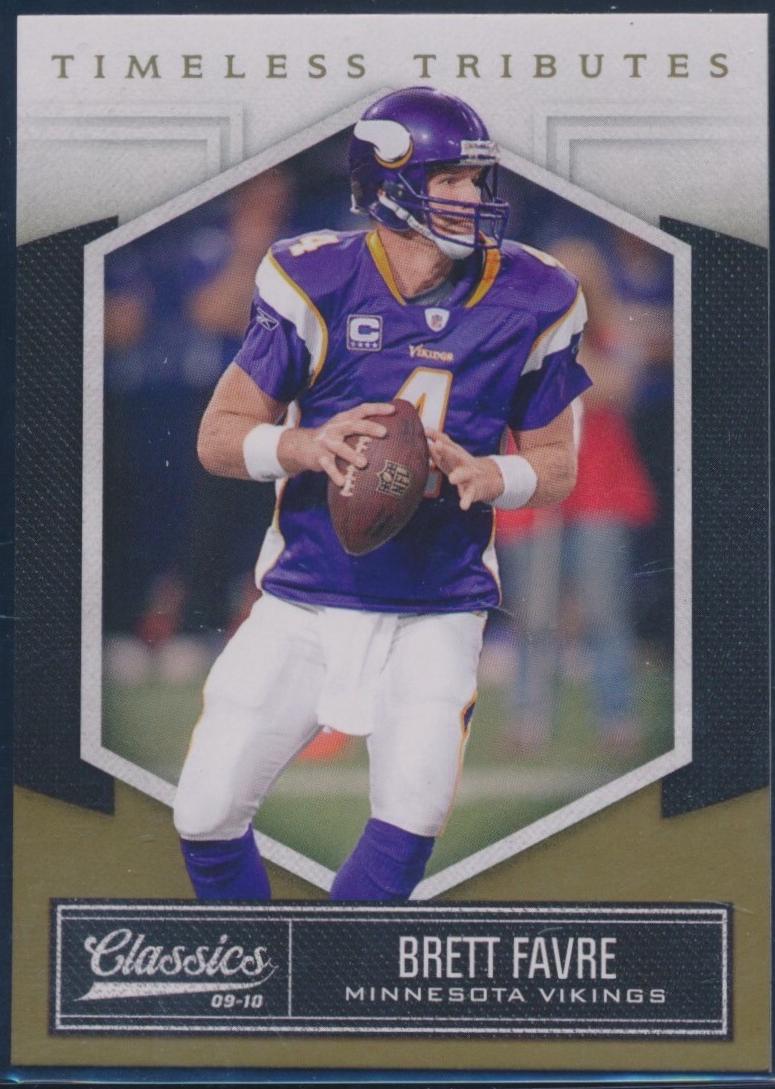 Brett Favre [Timeless Tributes Gold] #55