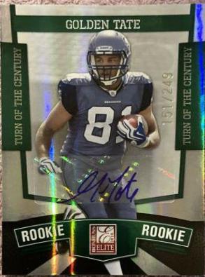 Golden Tate [Turn of the Century Autograph] #156