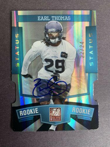 Earl Thomas [Status Die Cut Autograph] #191