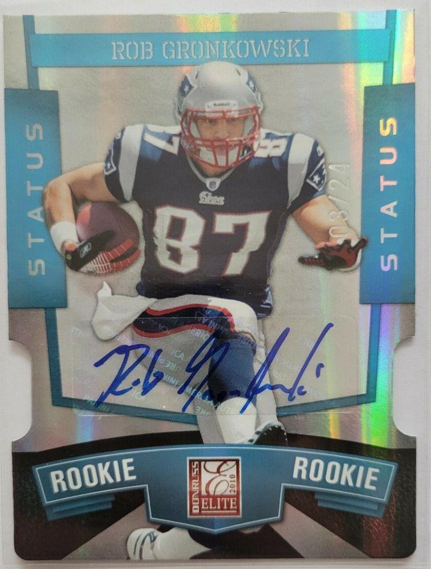 Rob Gronkowski [Status Die Cut Autograph] #103