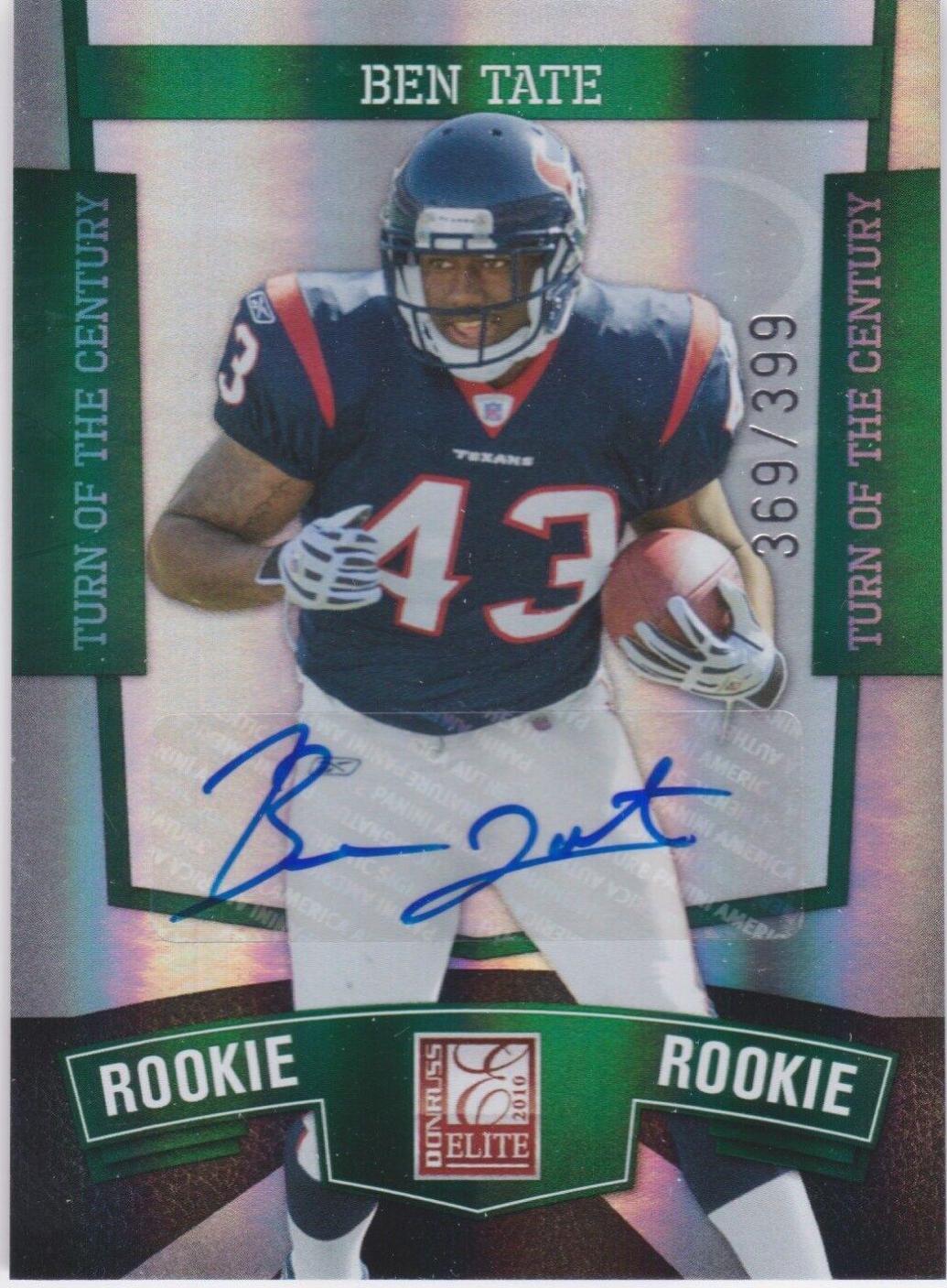 Ben Tate [Turn of the Century Autograph] #105