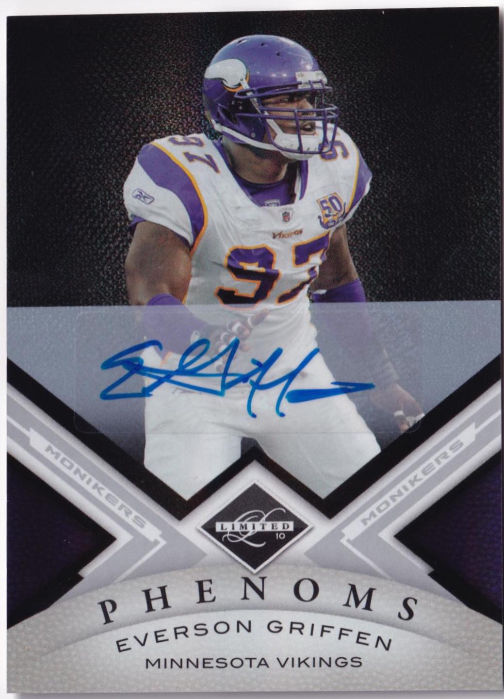 Everson Griffen [Monikers Autograph Silver] #170