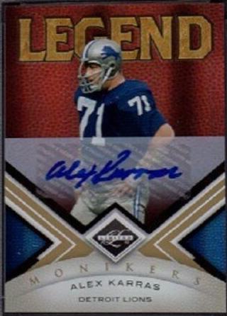 Alex Karras [Monikers Autograph Gold] #102