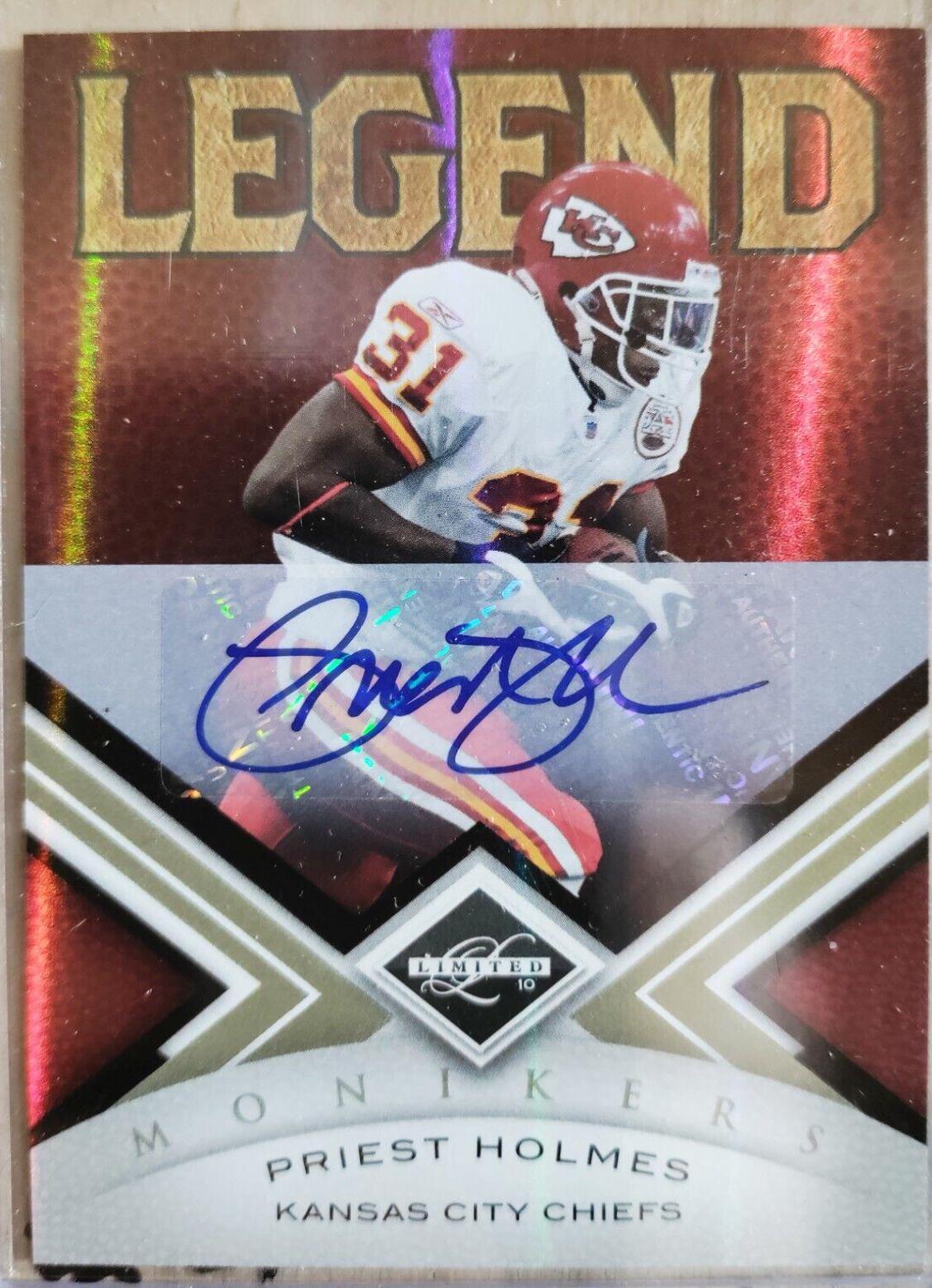 Priest Holmes [Monikers Autograph Gold] #145