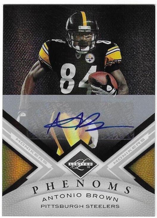 Antonio Brown [Monikers Autograph Silver] #154
