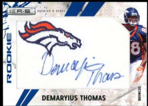 Demaryius Thomas [Patch Autograph Blue Team Logo] #265