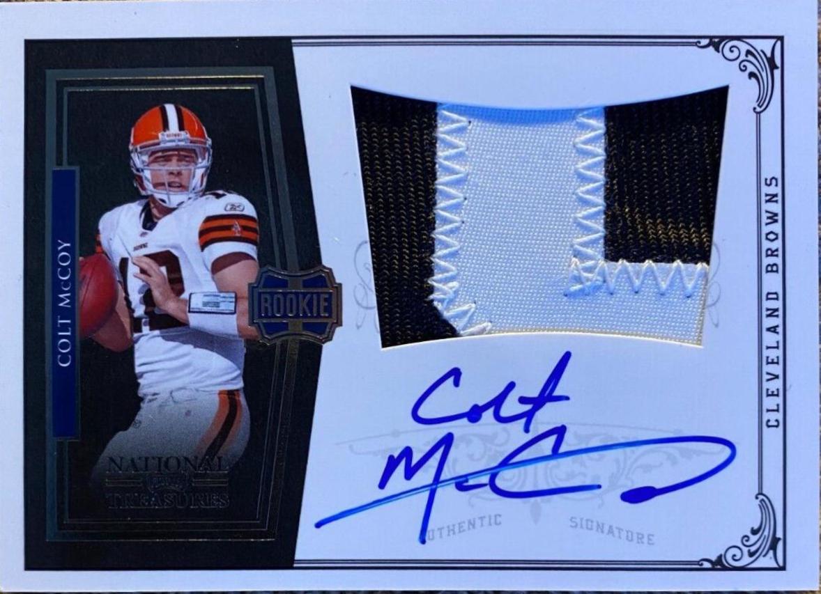 Colt McCoy [Signature Material Gold] #307