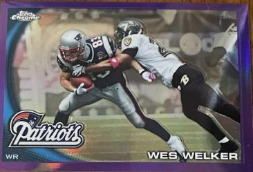 Wes Welker [Purple Refractor] #C63