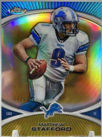 Matthew Stafford [Gold Refractor] #92