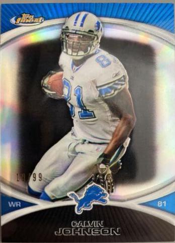 Calvin Johnson [Black Refractor] #4