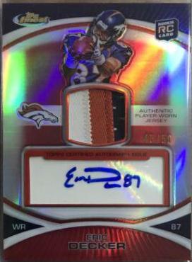 Eric Decker [Jersey Autograph] #23