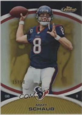 Matt Schaub [Gold Refractor] #21