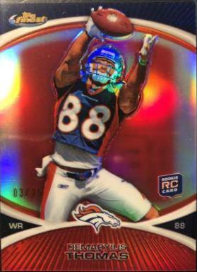 Demaryius Thomas [Signed Patch Red Refractor] #31