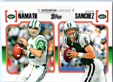 Joe Namath, Mark Sanchez #GL-NS