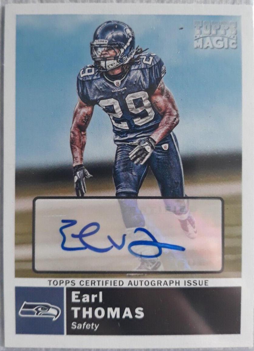 Earl Thomas [Autograph Chrome Refractor] #2