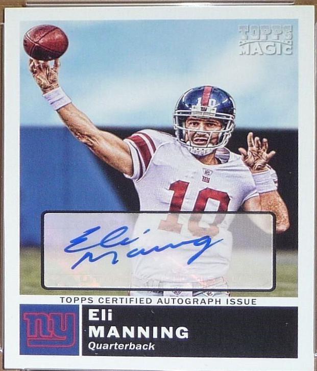 Eli Manning [Autograph Chrome Refractor] #95