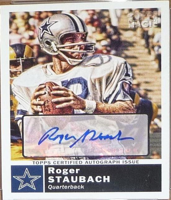 Roger Staubach [Autograph Chrome Refractor] #193