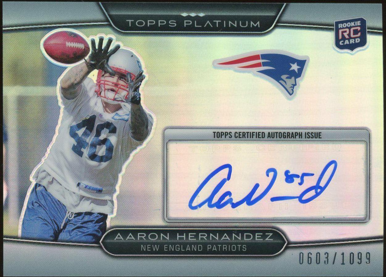 Aaron Hernandez [Autograph] #69