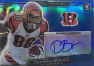 Dezmon Briscoe [Blue Refractor] #65