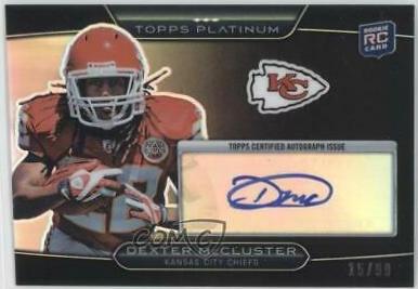 Dexter McCluster [Black Refractor Autograph] #87