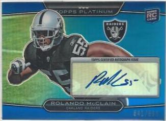 Rolando McClain [Blue Refractor Autograph] #98