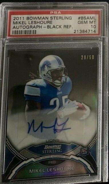 Mikel Leshoure [Black Refractor] #BSAML