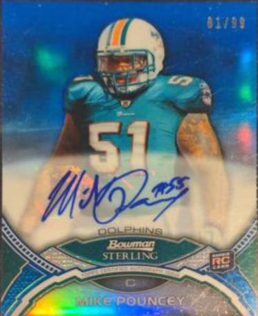 Mike Pouncey [Blue Refractor] #BSAMP