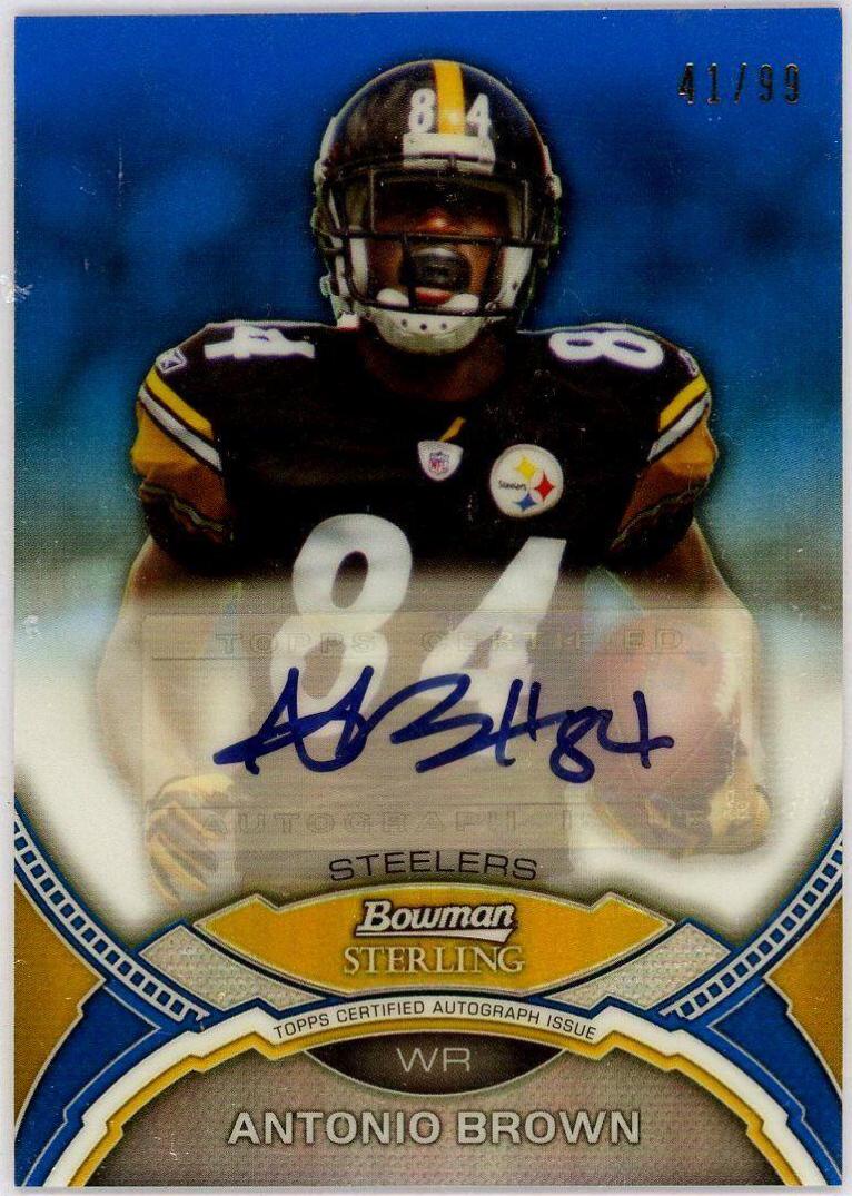 Antonio Brown [Blue Refractor] #BSAABR