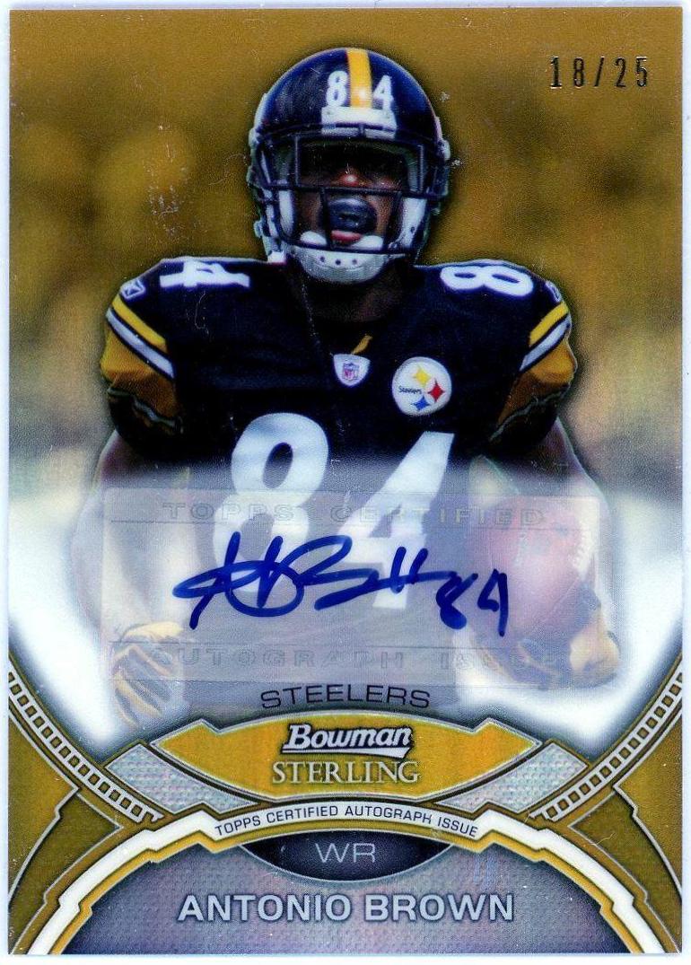 Antonio Brown [Gold Refractor] #ABR