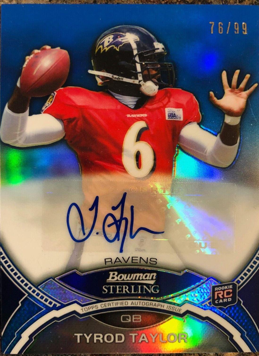 Tyrod Taylor [Blue Refractor] #BSATT