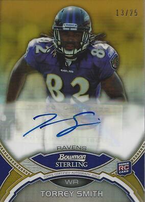 Torrey Smith [Blue Refractor] #BSATS
