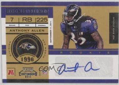 Anthony Allen [Autograph] #110