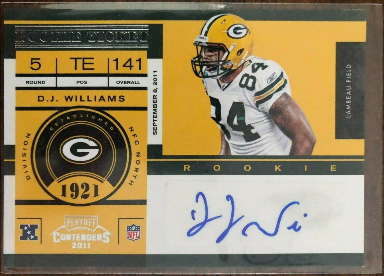 D.J. Williams [Autograph] #122