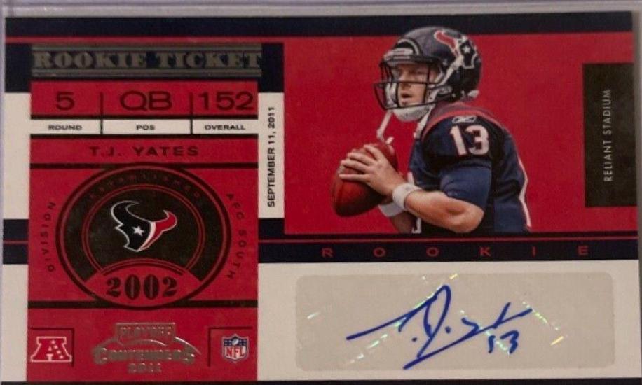 T.J. Yates [Autograph] #181