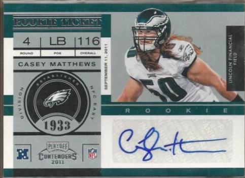 Casey Matthews [Autograph] #117