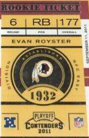Evan Royster [Autograph] #133