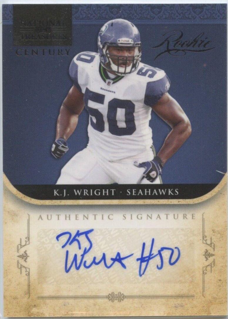 K.J. Wright [Century Gold Signature] #255