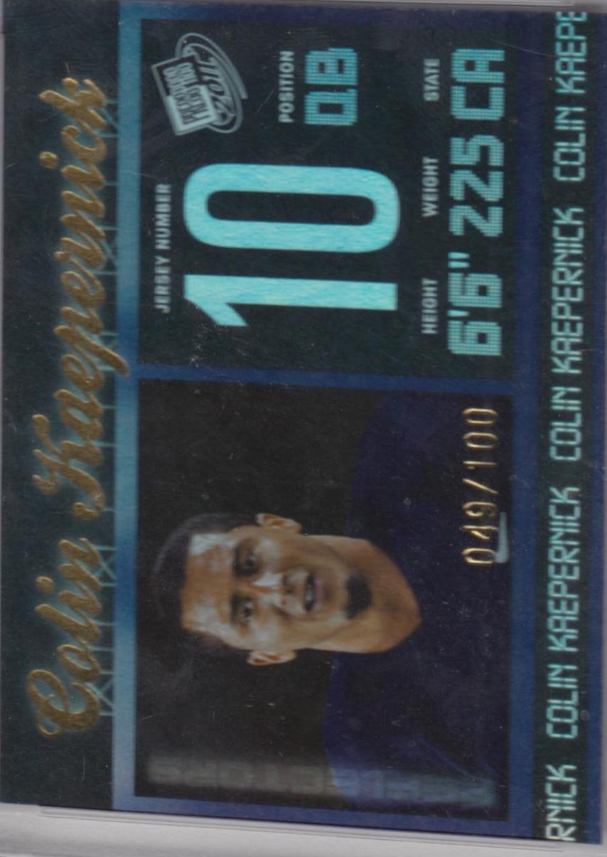 Colin Kaepernick [Reflectors Gold] #24