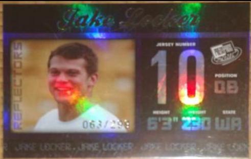 Jake Locker [Reflectors Blue] #42