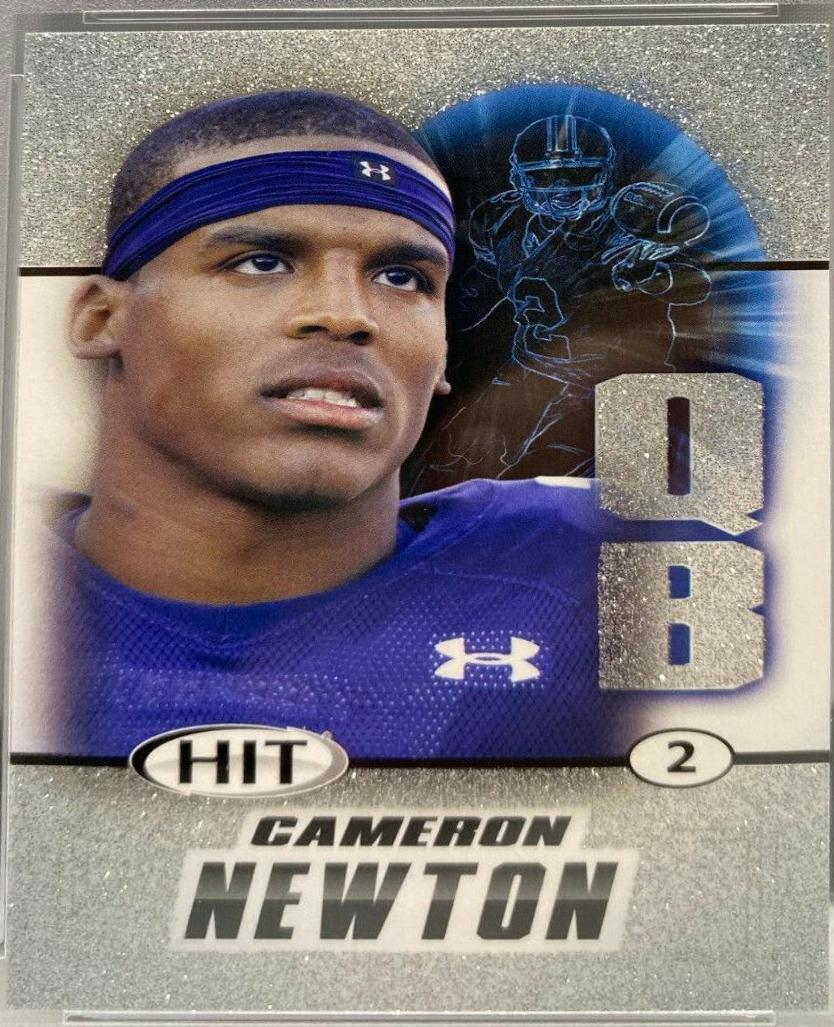 Cam Newton [Blue Jersey Silver] #100
